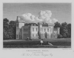 Childwall Hall, Lancashire, La Residenza di Bamber Gascoyne, Esquire da John Preston Neale