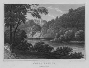 Corby Castle, Cumberland da John Preston Neale