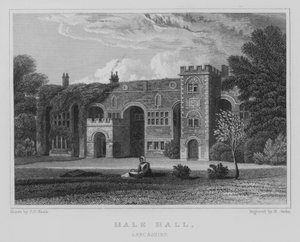 Hale Hall, Lancashire da John Preston Neale