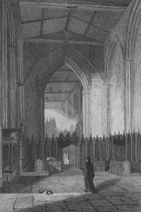 Interno della Chiesa di Santa Caterina da John Preston Neale