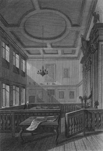 Interno del Collegio degli Araldi da John Preston Neale