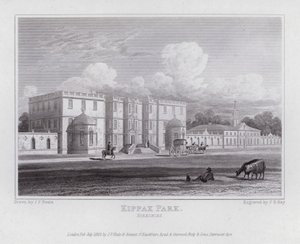 Parco di Kippax, Yorkshire da John Preston Neale