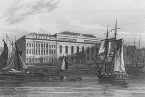Nuova Dogana, Londra da John Preston Neale