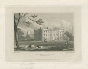 Swynnerton Hall: incisione, nd [c 1821]