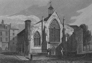 La chiesa olandese, Austin Friars, Londra da John Preston Neale