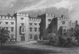 La casa dello Speaker, Westminster, fronte del fiume