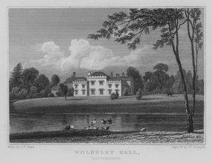 Wolseley Hall, Staffordshire da John Preston Neale