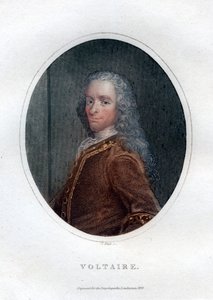 Francois Marie Arouet Voltaire, scrittore e satirico francese del XVIII secolo