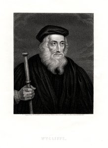John Wycliffe, teologo inglese, XIX secolo da J. Posselwhite