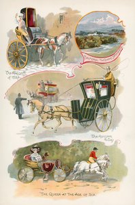 Hansom del 1837 e Hansom di oggi da J. R. Sinclair