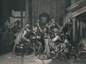 Carlo I nella sala delle guardie, 1649, metà XIX secolo