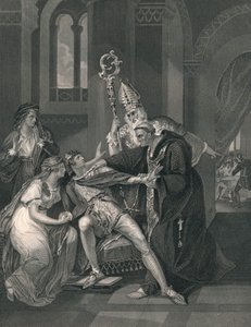 Edwy ed Elgiva, metà XIX secolo da J. Rogers