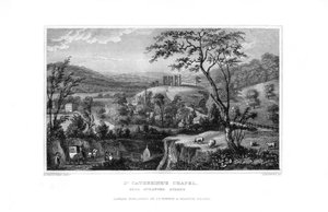 Cappella di Santa Caterina, Guildford, Surrey da J. Rogers