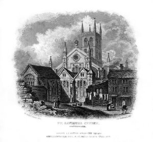 Chiesa di St Saviour, Southwark, Londra da J. Rogers