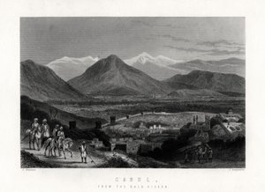 Cabul, dal Bala Hissar, 1883 da J. Stephenson