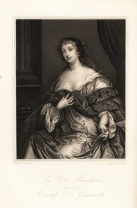 Elizabeth Hamilton, La Belle Hamilton, poi Contessa de Grammont, moglie di Philibert de Grammont, una delle Bellezze di Windsor da J. Thomson