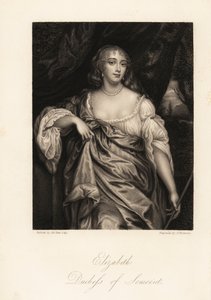 Ritratto di Lady Elizabeth Seymour, Duchessa di Somerset, precedentemente Elizabeth Percy, erede e amica della Regina Anna da J. Thomson