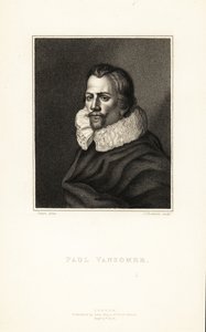 Ritratto di Paul van Somer, artista fiammingo e pittore di corte di Re Giacomo I d