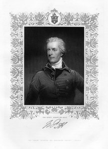 William Pitt, il Giovane, politico britannico e Primo Ministro, XIX secolo da J. Thomson