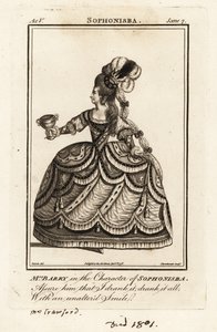 Mrs Ann Barry nel ruolo di Sofonisba in Sofonisba di James Thomson da J. Thornthwaite