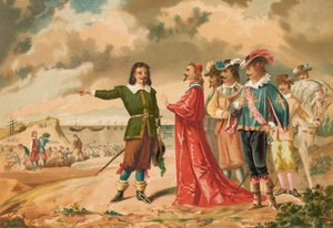 Gerard Desargues e il Cardinale Richelieu a La Rochelle
