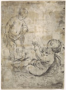 Bambini che giocano da J. Vermeulen