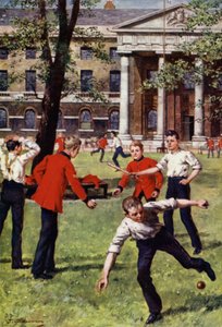Ragazzi soldato che giocano da J. Williamson
