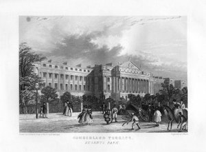 Cumberland Terrace, Regents Park, Londra da J. Woods