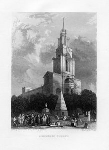 Chiesa di Limehouse, Londra, XIX secolo da J. Woods