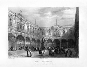 La Borsa Reale, Londra, XIX secolo