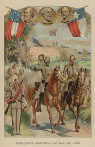 Uniformi confederate della Guerra Civile Americana, 1861-1865