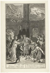 Morte dei primogeniti in Egitto da J. van Buysen