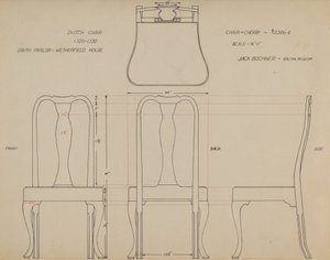 Disegno per Sedia da Jack Bochner