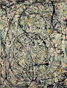 Sentieri ondulati da Jackson Pollock