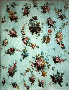 Decorazione di fiori e uva da Jacob Ber
