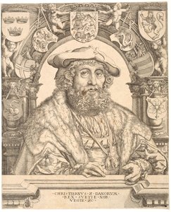 Re Cristiano II di Danimarca da Jacob Binck