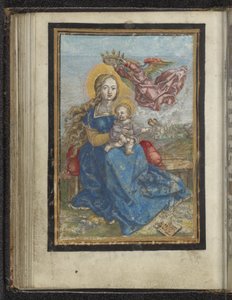 Maria con Bambino incoronata da un angelo da Jacob Binck