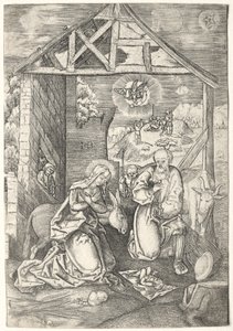 La natività da Jacob Binck