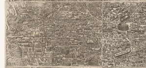 Mappa di Roma ai tempi dell