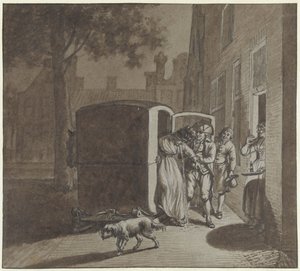 Il ritorno di due membri del circolo degli amici da Jacob  Cats