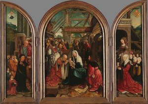 Adorazione dei Magi da Jacob Cornelisz van Oostsanen