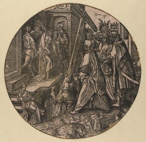 Pilato mostra Cristo al popolo (Ecce Homo) da Jacob Cornelisz van Oostsanen