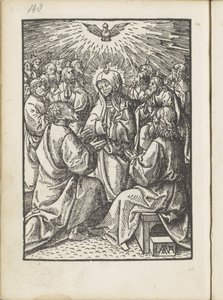 Discesa dello Spirito Santo (La piccola Passione) da Jacob Cornelisz van Oostsanen