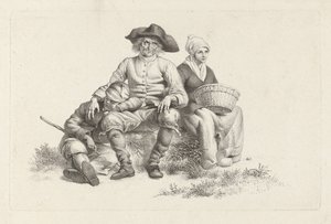Famiglia di contadini da Jacob Ernst Marcus