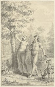 Adamo ed Eva da Jacob Folkema