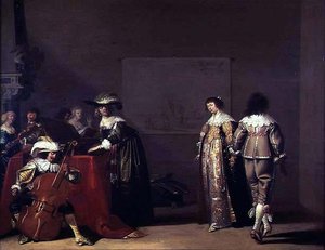 Una festa musicale da Jacob Fransz van der Merck