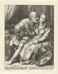 Rifiuto di un vecchio da Jacob Goltzius (II)