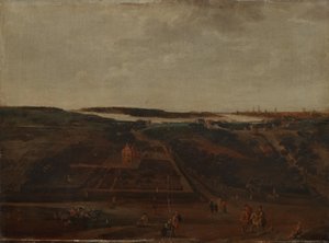 Veduta di Kiel sulla Schelda e di Anversa al di là di essa da Jacob Grimmer
