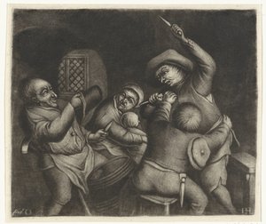 Uomini che combattono da Jacob Hoolaart