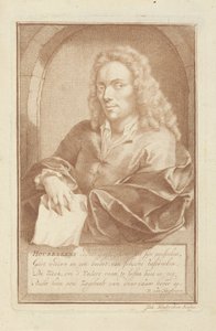 Ritratto di Arnold Houbraken da Jacob Houbraken